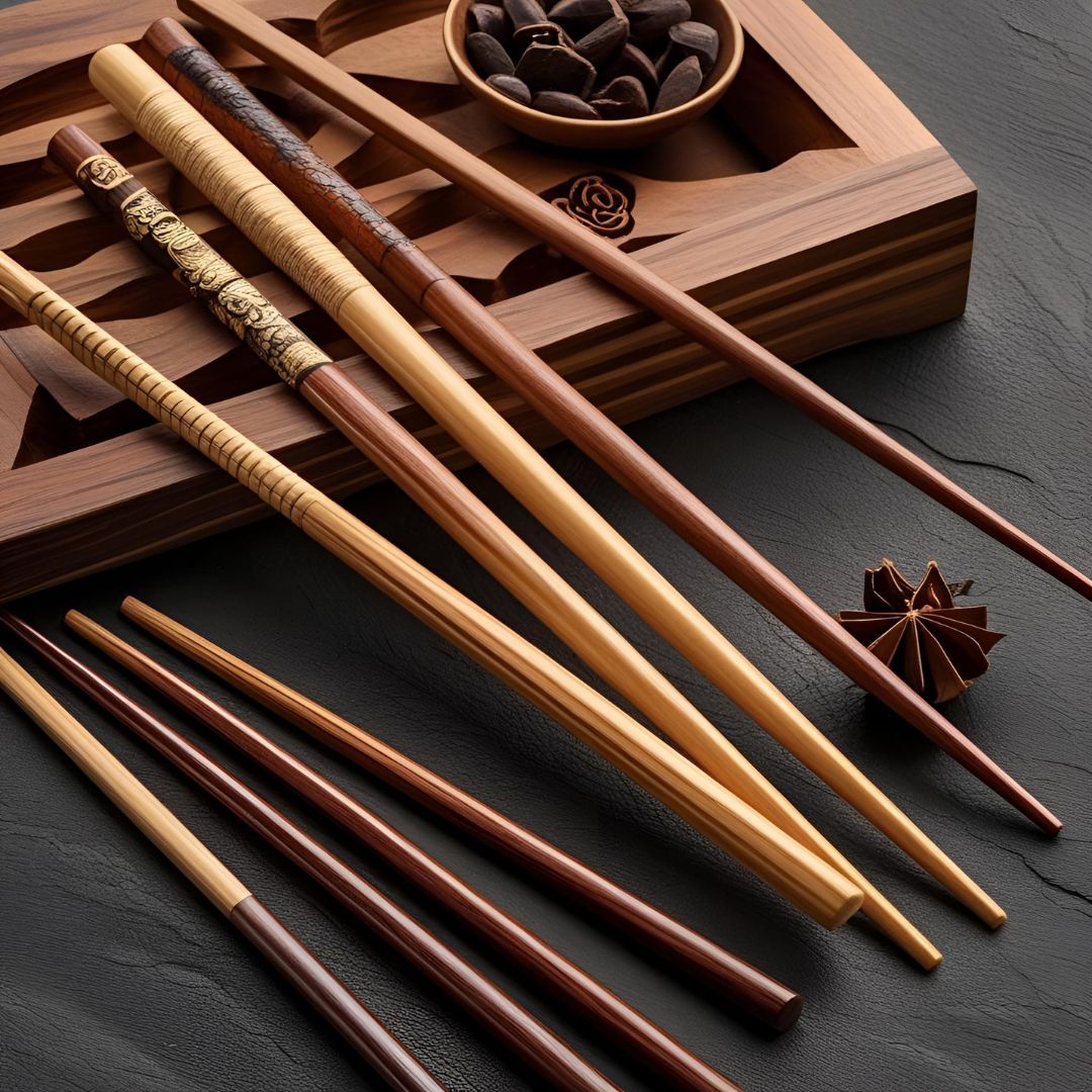 What kind of wood are chopsticks usually made of
