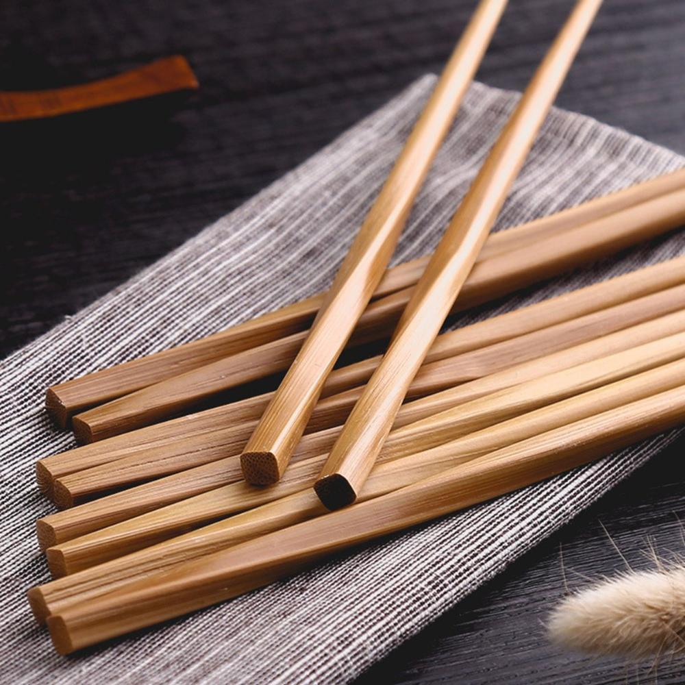 Natural Bamboo Twist Chopsticks Chinese Creative Chopsticks