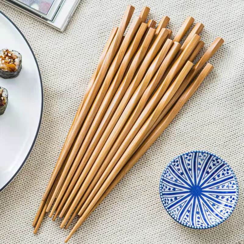 Natural Bamboo Twist Chopsticks Chinese Creative Chopsticks