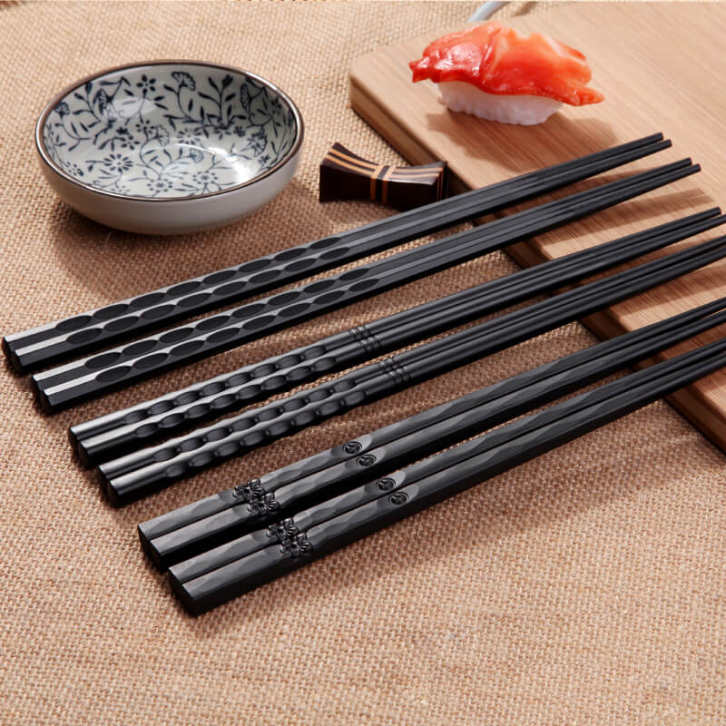 Reusable Fiberglass Chopsticks Japanese Style Creative Gift