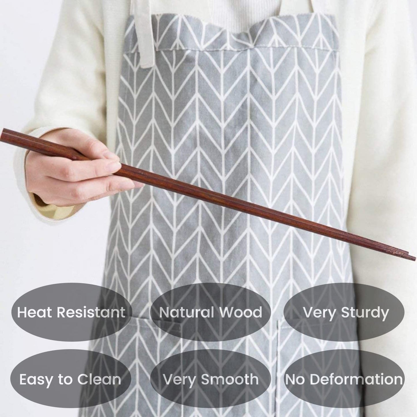 Reusable Long Wooden Cooking Chopsticks