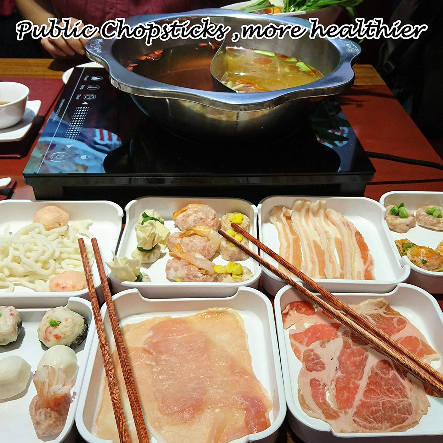 Reusable Long Wooden Cooking Chopsticks