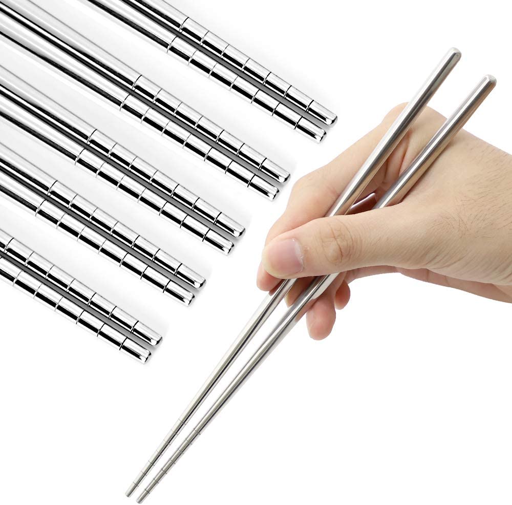 Reusable Stainless Steel Chopsticks 304 Metal Chopsticks