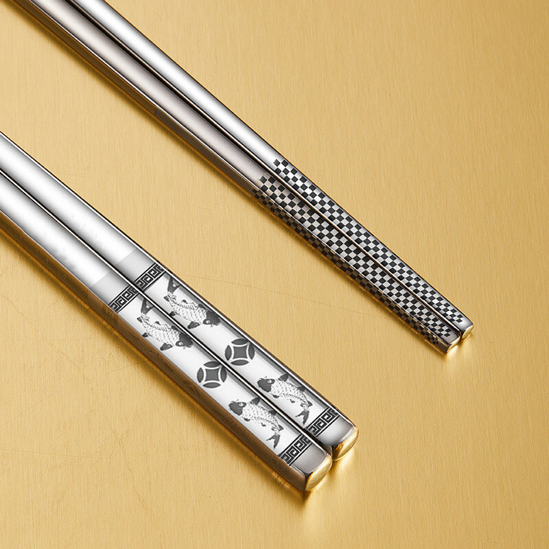 Reusable Stainless Steel Chopsticks 304 Metal Chopsticks