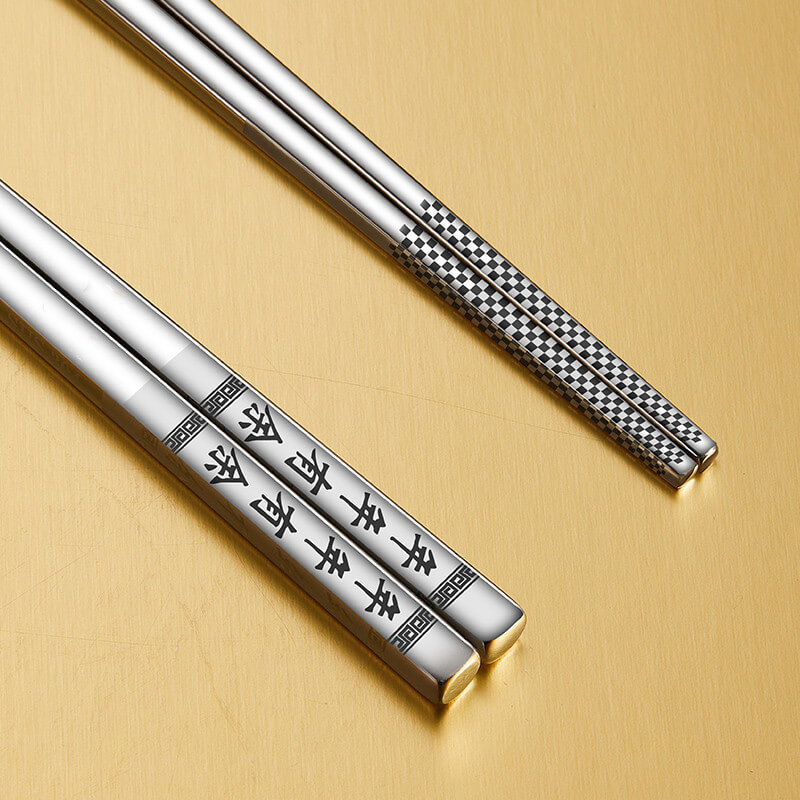 Reusable Stainless Steel Chopsticks 304 Metal Chopsticks