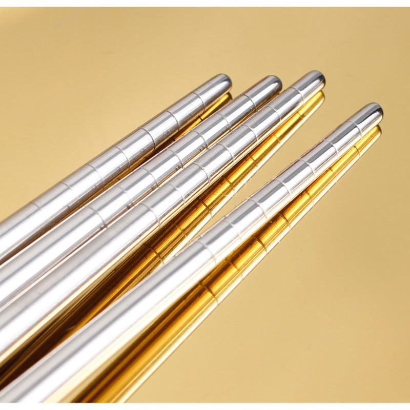 Reusable Stainless Steel Chopsticks 304 Metal Chopsticks