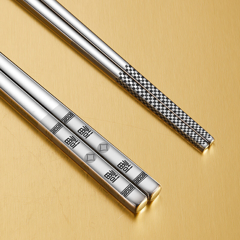 Reusable Stainless Steel Chopsticks 304 Metal Chopsticks