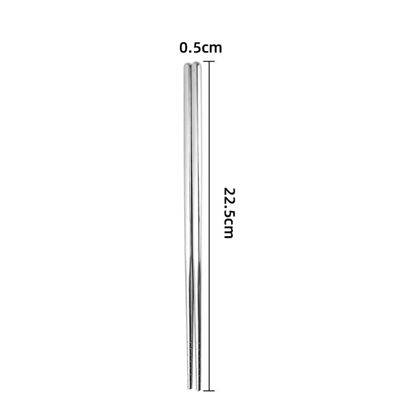 Reusable Stainless Steel Chopsticks 304 Metal Chopsticks