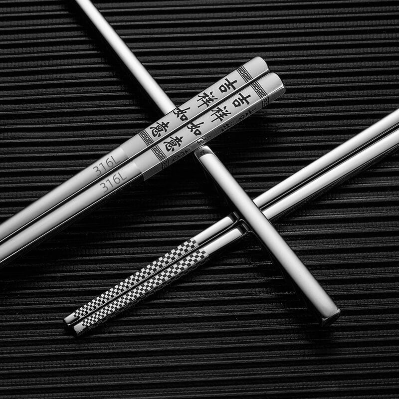 Reusable Stainless Steel Chopsticks 304 Metal Chopsticks