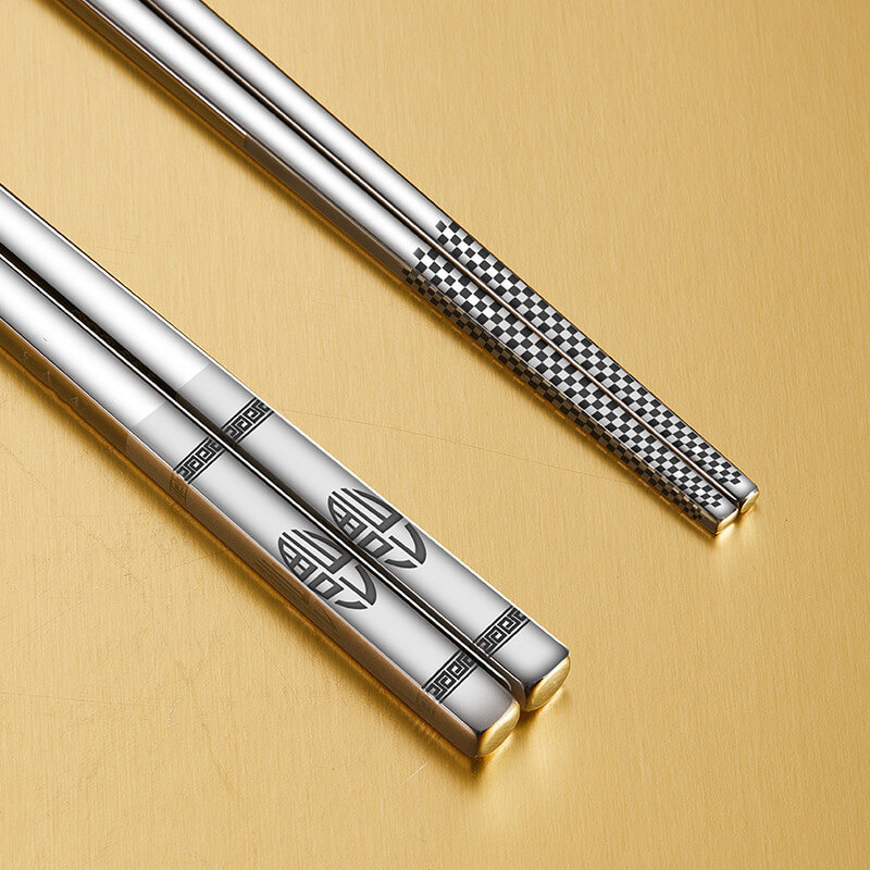 Reusable Stainless Steel Chopsticks 304 Metal Chopsticks