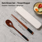 Portable Wooden Chopsticks & Spoon Set with Travel Case