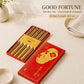 10-Pair Natural Wenge Wood Chinese Chopsticks Gift Set