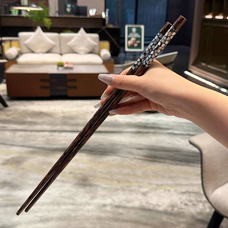 40cm Extra Long Coconut Wood Cooking Chopsticks for Hot Pot & Deep Frying