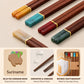 Reusable chicken wing wood chopsticks for family dining