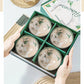 Camellia Ceramic Bowl and Chopsticks Gift Set