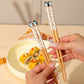 Cute Animal Bamboo Chopsticks for Kids & Adults – Matching Family Sets