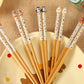 Cute Animal Bamboo Chopsticks for Kids & Adults – Matching Family Sets