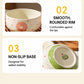 Microwave and dishwasher safe ceramic rice bowl
