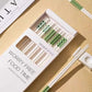 High-End Green Wavy Ceramic Chopsticks Japanese Style Gift 5 Pairs Sets
