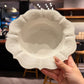 Ivory Garden Embossed Ceramic Dinnerware – Plates