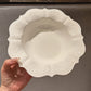 Ivory Garden Embossed Ceramic Dinnerware – Plates