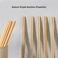 Natural Chinese Bamboo Chopsticks 10 pairs