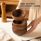 Natural Jujube Wood Bowl – Japanese-Style Rice, Soup & Noodle Bowl