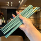 Porcelain Blue & Gold Reusable Chopsticks Set – 5 or 10 Pairs