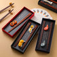 Premium Wooden Chopstick and Chopstick Rest Chinese Style Gift 2 Pairs Sets