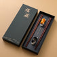 Premium Wooden Chopstick and Chopstick Rest Chinese Style Gift 2 Pairs Sets