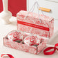 Red Rose Bowl and Chopsticks Gift Set