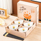 Tulip & Bee Bowl and Chopsticks Gift Set