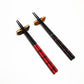 Red Black Craft Wooden Chopsticks Japanese Style Gift 2 Pairs Sets