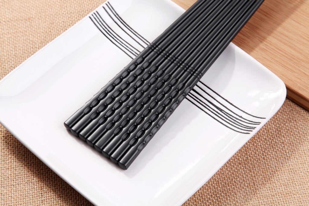 Reusable Fiberglass Chopsticks Japanese Style Creative Gift 5 Pairs Sets