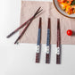 Reusable Wooden Pointed Chopsticks Japanese Cherry Style