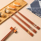 Sushi Wooden Chopsticks Japanese Painted Style Creative Gift